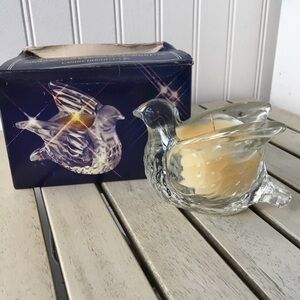 Vintage Avon Dove in Flight Candle Holder NIB